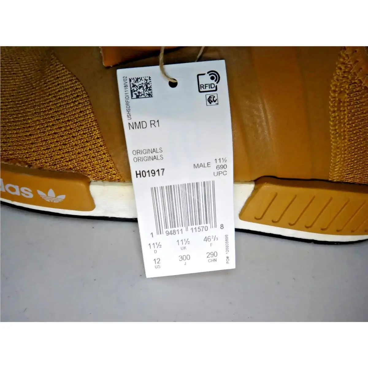 Adidas shoes - NMD R1 - NMD - H01917 - Tan Gold 6