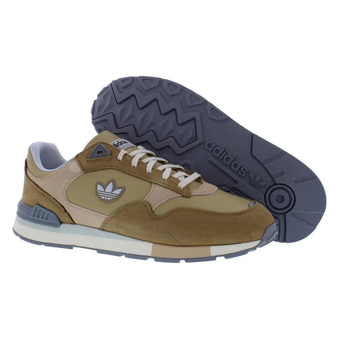 Adidas Treziod Mens Shoes Size 10 Color: Beige Tone/cardboard/ash Pearl - Beige Tone/Cardboard/Ash Pearl, Main: Brown