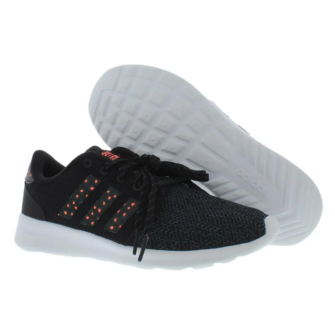 Adidas QT Racer Womens Shoes Size 8.5 Color: Core Black/signal Coral