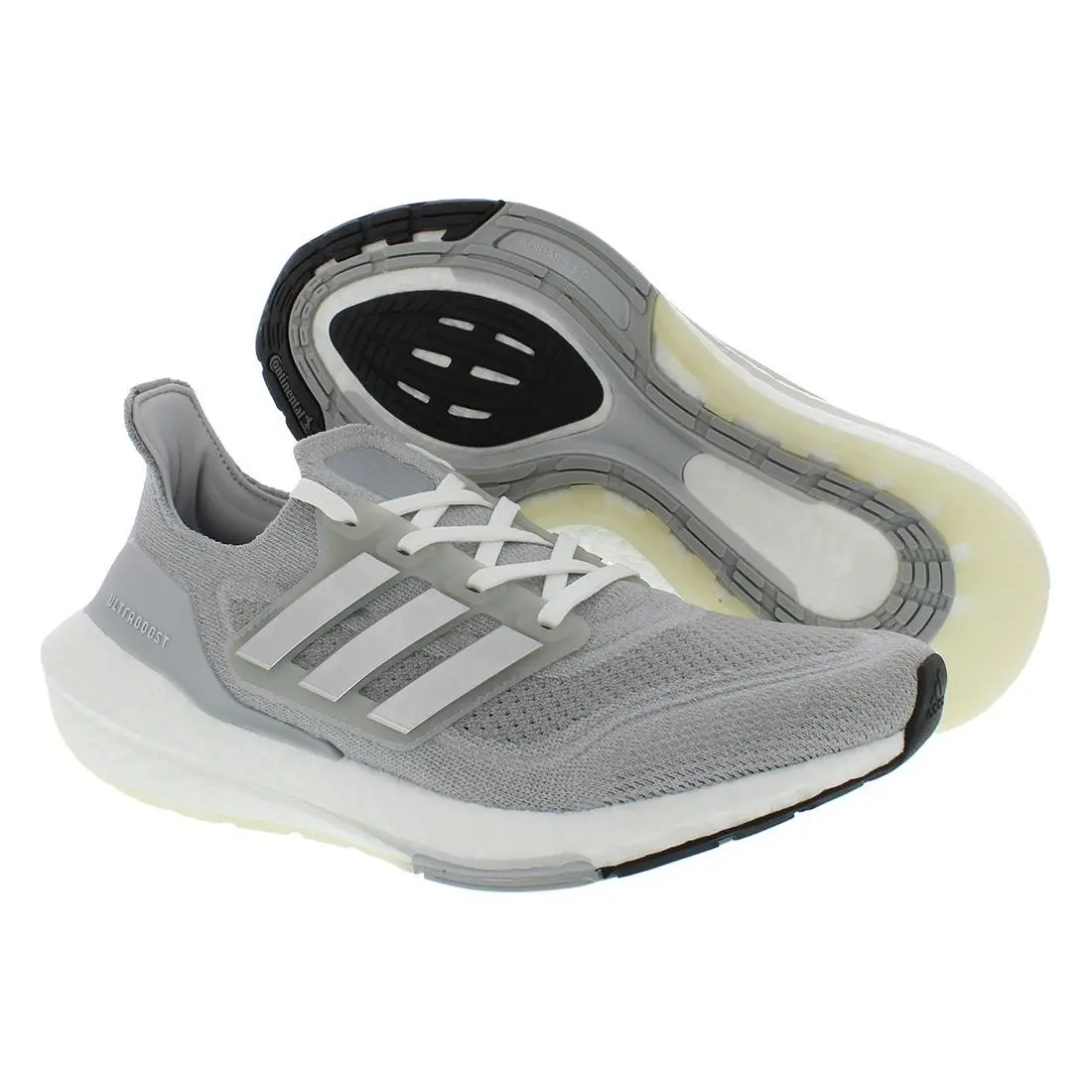 Adidas Ultraboost 21 Womens Shoes Size 6.5 Color: Grey/silver