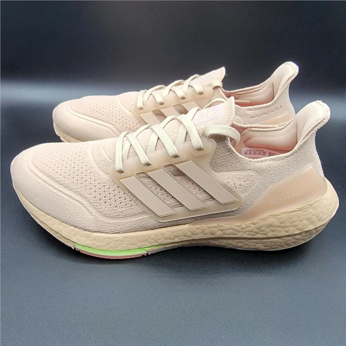 Adidas Ultraboost 21 Ash Pearl Womens Shoe Size 10 Running Walking Gym W/box
