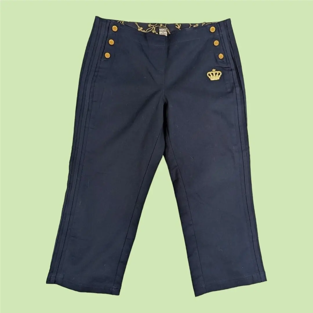 Adidas Originals Respect me Black Capri Pants S Woman’s Navy