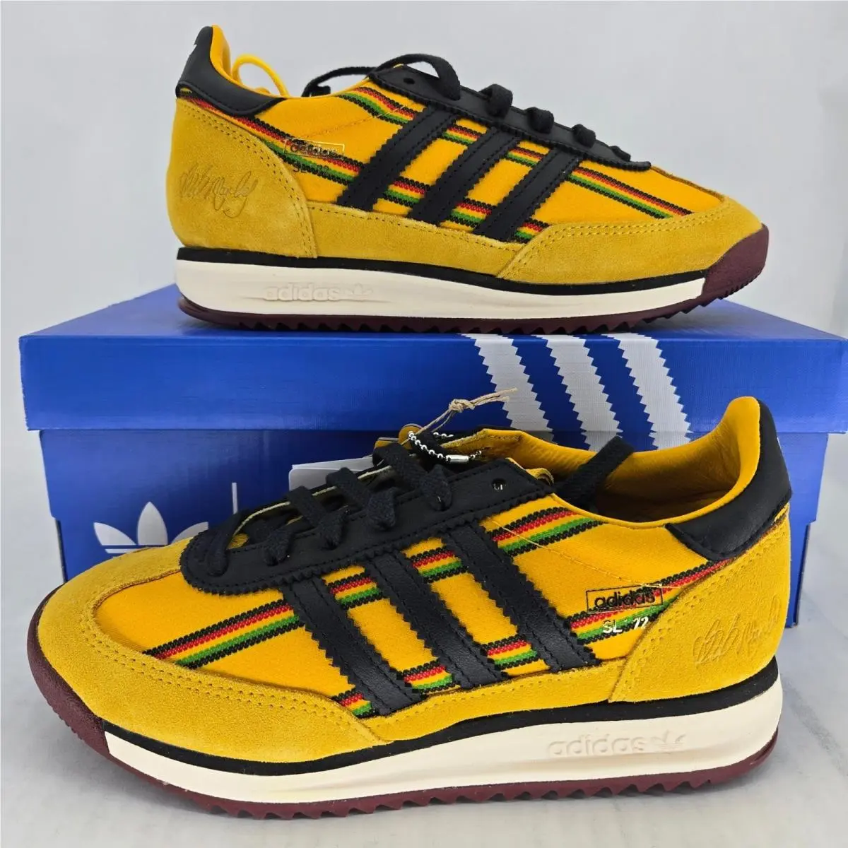 Adidas shoes - SL 72 RS JFF x Bob Marley - KI8575 - Yellow 0