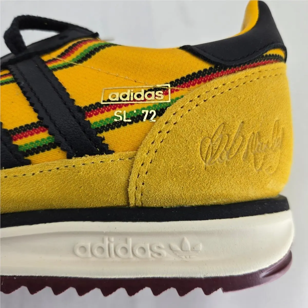 Adidas shoes - SL 72 RS JFF x Bob Marley - KI8575 - Yellow 5