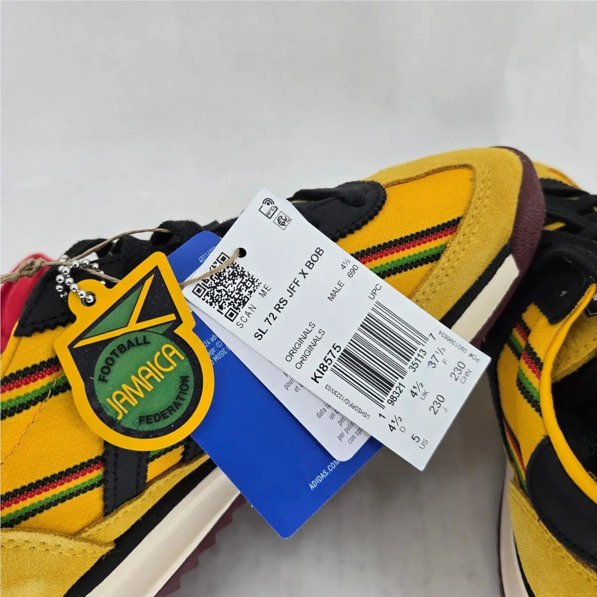 Adidas shoes - SL 72 RS JFF x Bob Marley - KI8575 - Yellow 12