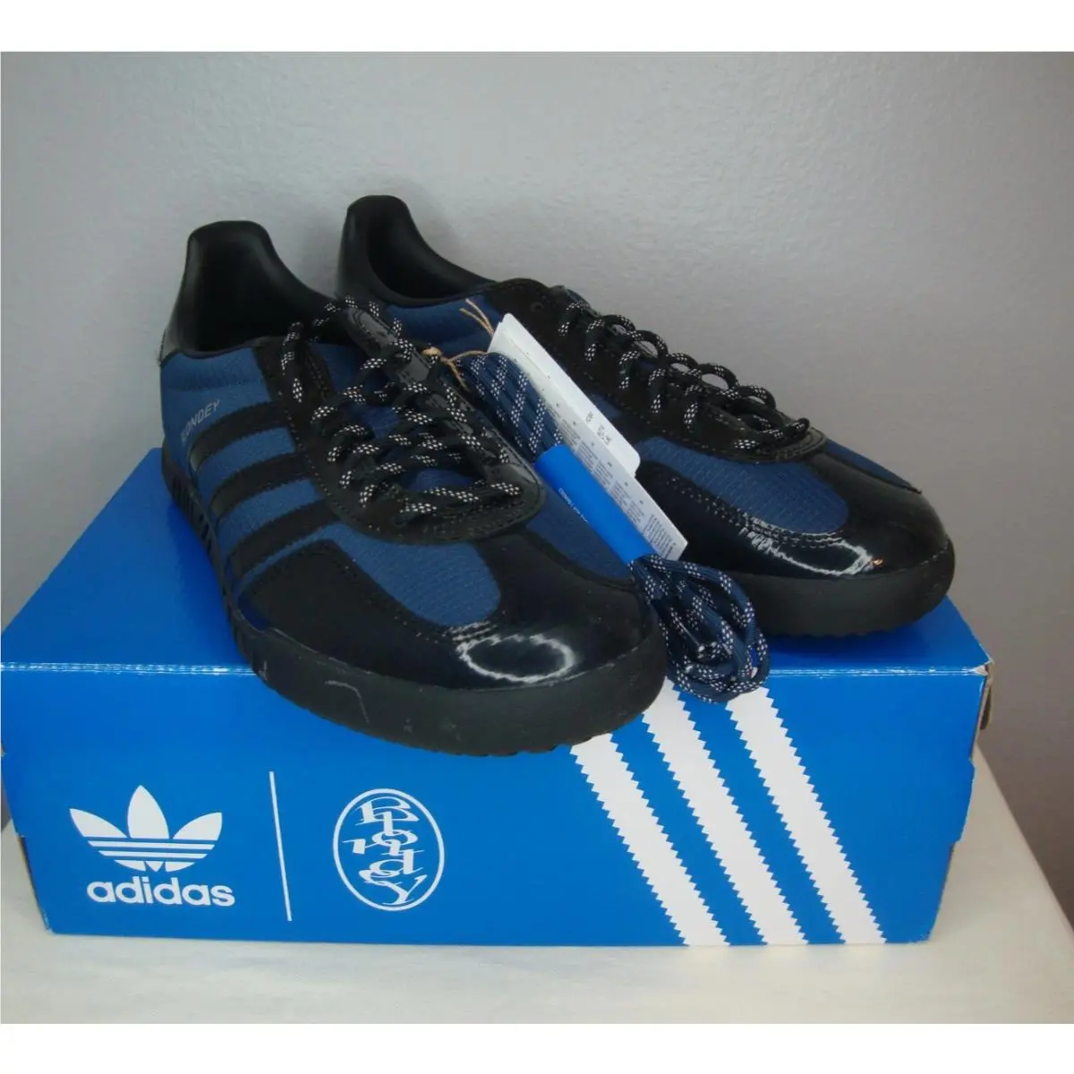 Adidas shoes - adidas A.B. Gazelle Indoor x Blondey - GY4425 - Blue (UPC: 4065424646681) 2