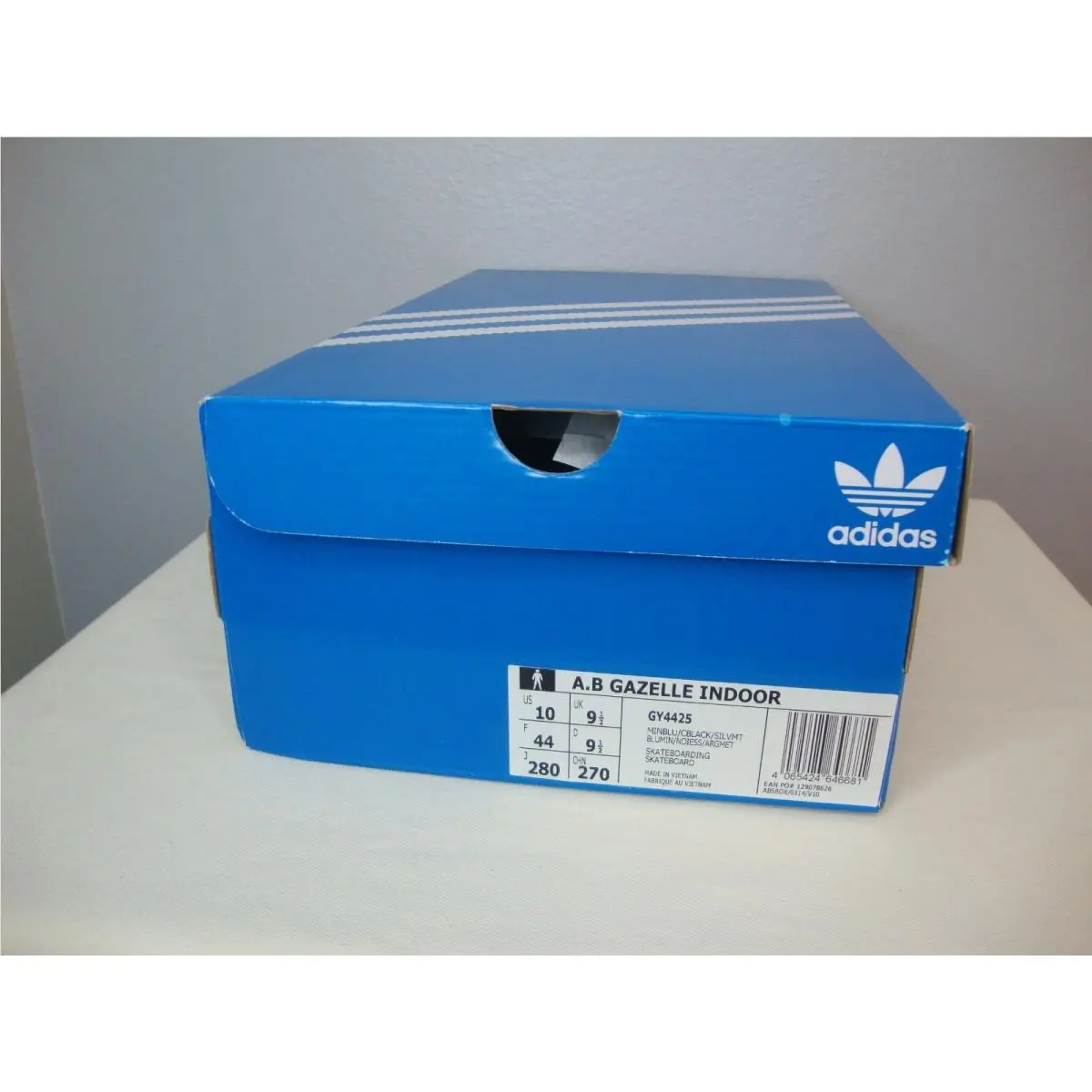Adidas shoes - adidas A.B. Gazelle Indoor x Blondey - GY4425 - Blue (UPC: 4065424646681) 8