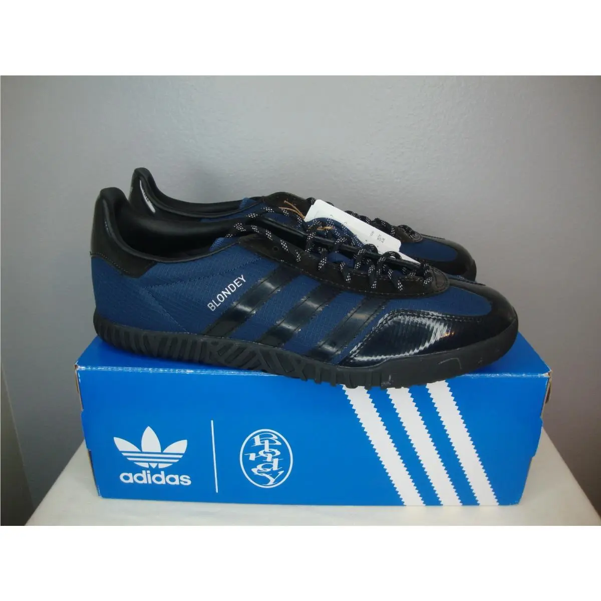 Adidas shoes - adidas A.B. Gazelle Indoor x Blondey - GY4425 - Blue (UPC: 4065424646681) 3