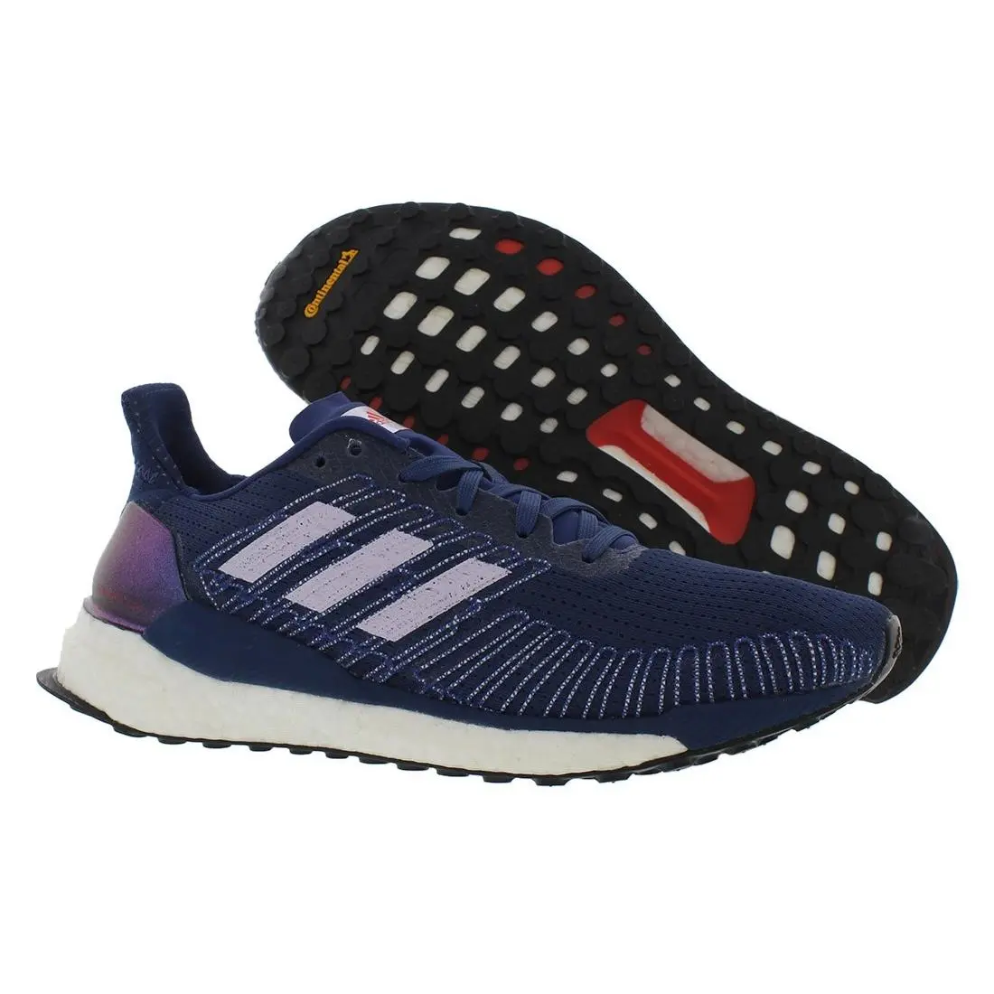 Adidas Solar Boost 19 Womens Shoes Size 9 Color: Indigo/purple Tint/solar Red