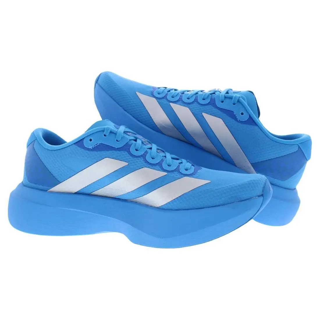 Adidas shoes - Solar Blue/Silver Metallic/Lucid Red, Main: Blue (UPC: 198321383640) 2