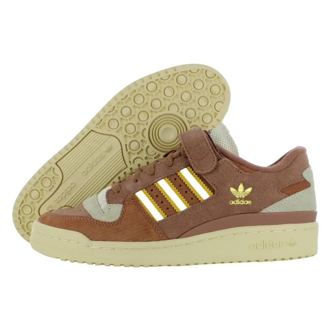 Adidas Forum 84 Low Mens Shoes Size 14 Color: Clay Strata/cream White/bold Gold