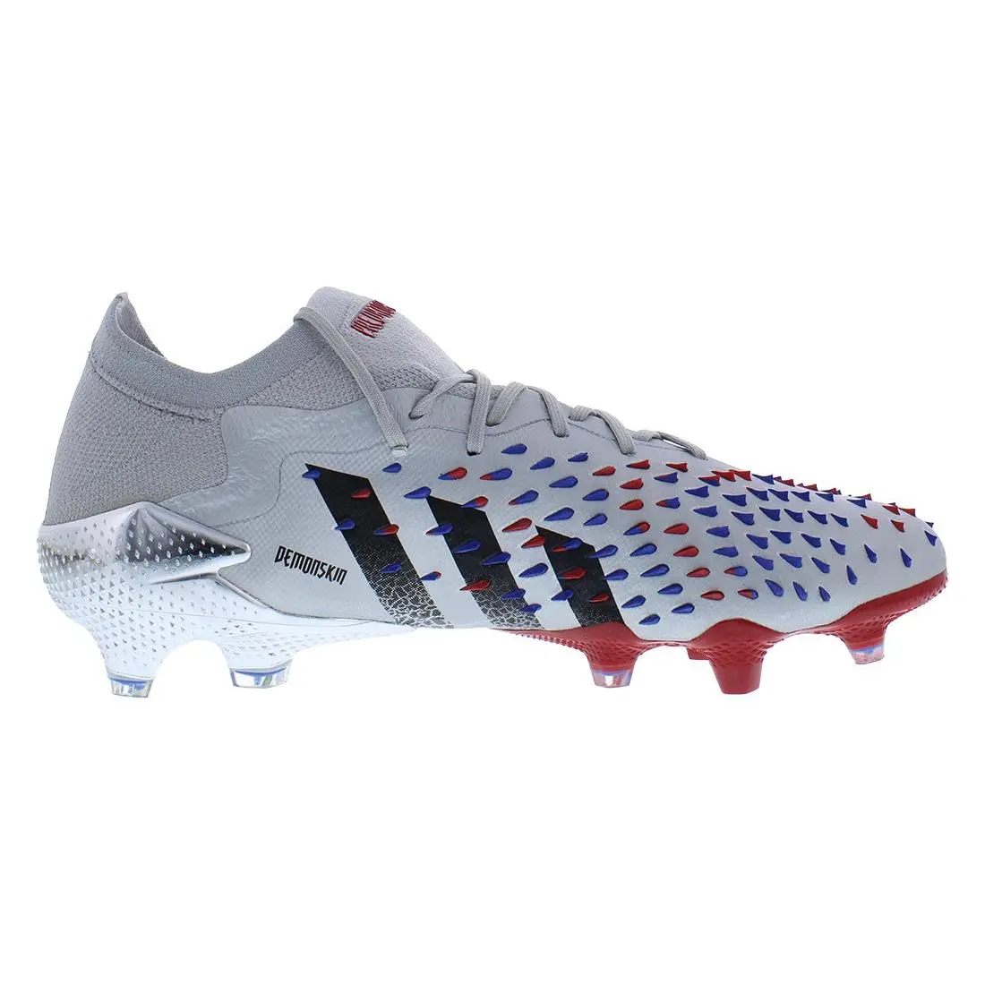 Adidas shoes - Silver Metallic/Core Black/Royal Blue, Main: Silver (UPC: 194813970572) 1