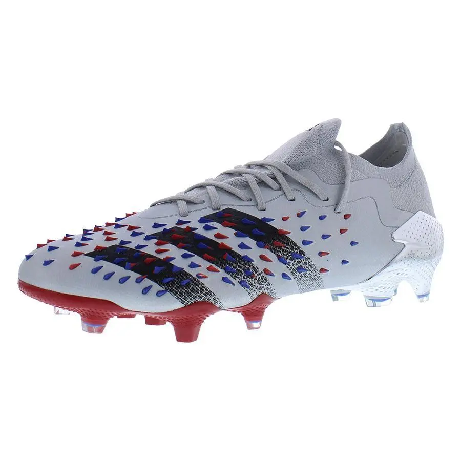 Adidas shoes - Silver Metallic/Core Black/Royal Blue, Main: Silver (UPC: 194813970572) 3