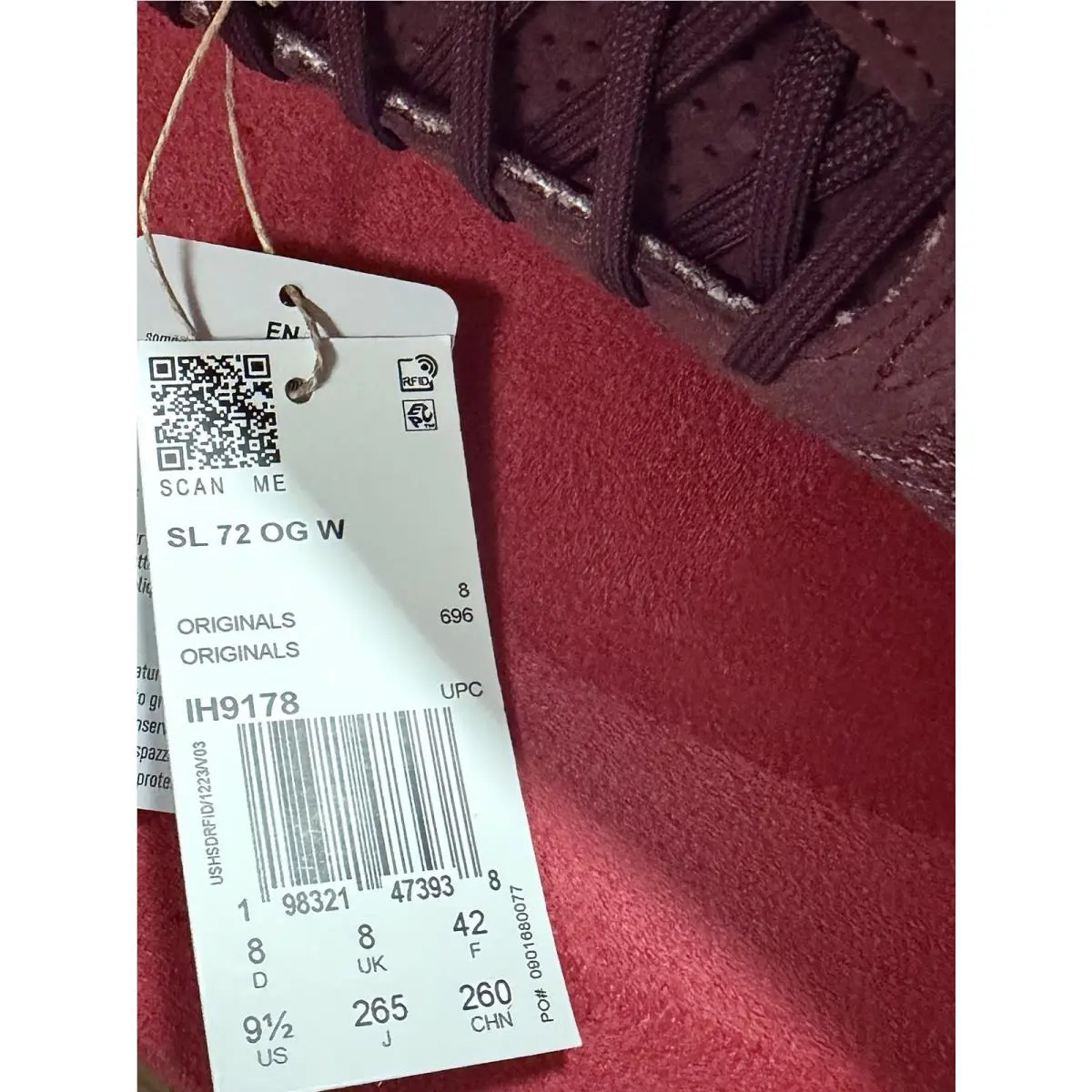 Adidas shoes - adidas SL 72 - IH9178 - Red Pink Off White 6