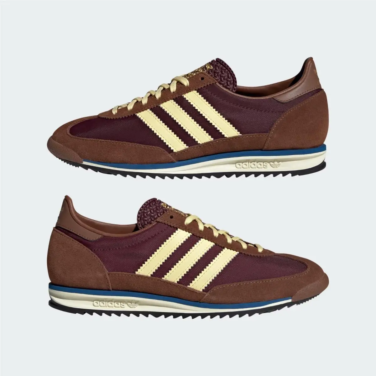 Adidas shoes - adidas SL 72 - IE3425 - Maroon / Almost Yellow / Preloved Brown (UPC: 196474806054) 5