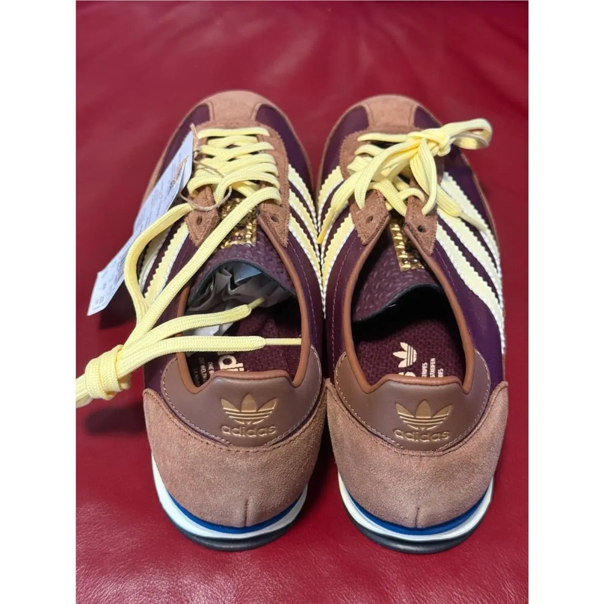 Adidas shoes - adidas SL 72 - IE3425 - Maroon / Almost Yellow / Preloved Brown (UPC: 196474806054) 12