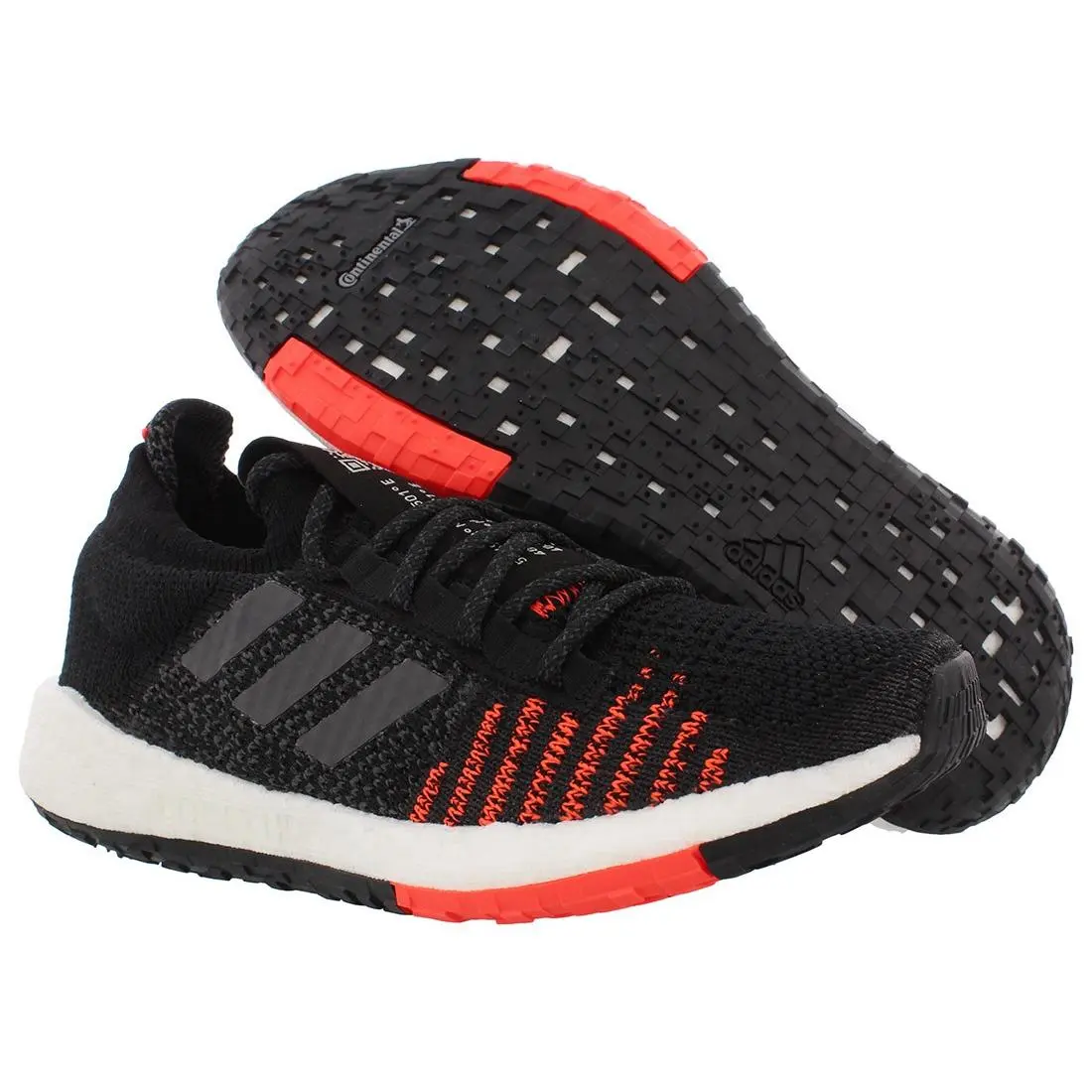 Adidas Pulseboost HD GS Boys Shoes Size 6.5 Color: Black/solar Red