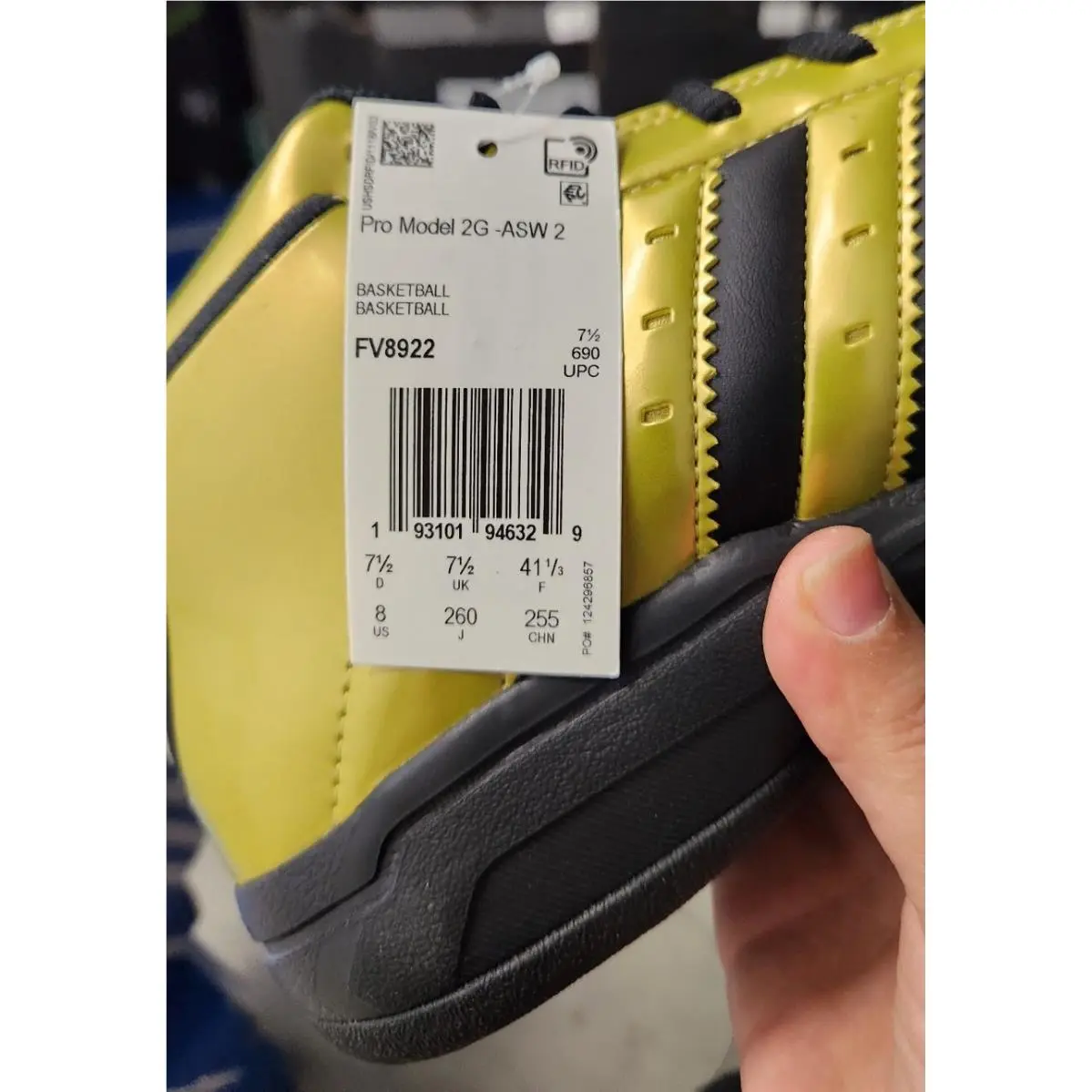 Adidas shoes - adidas Pro Model 2G - Pro Model - FV8922 - Gold 5