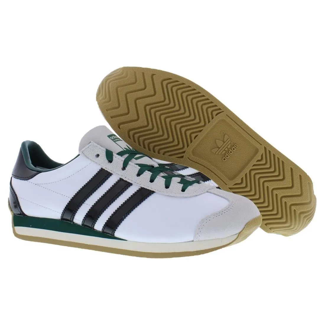 Adidas Country OG Womens Shoes Size 9 Color: White/black/golden Beige