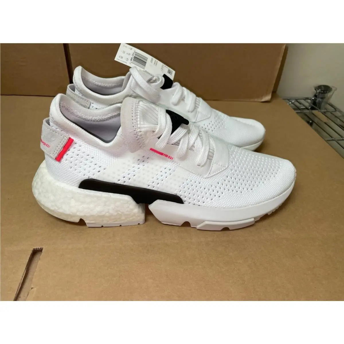 Adidas shoes - adidas Originals - Originals - DB3537 - Cloud White/Cloud White/Shock Red (UPC: 191523004887) 2
