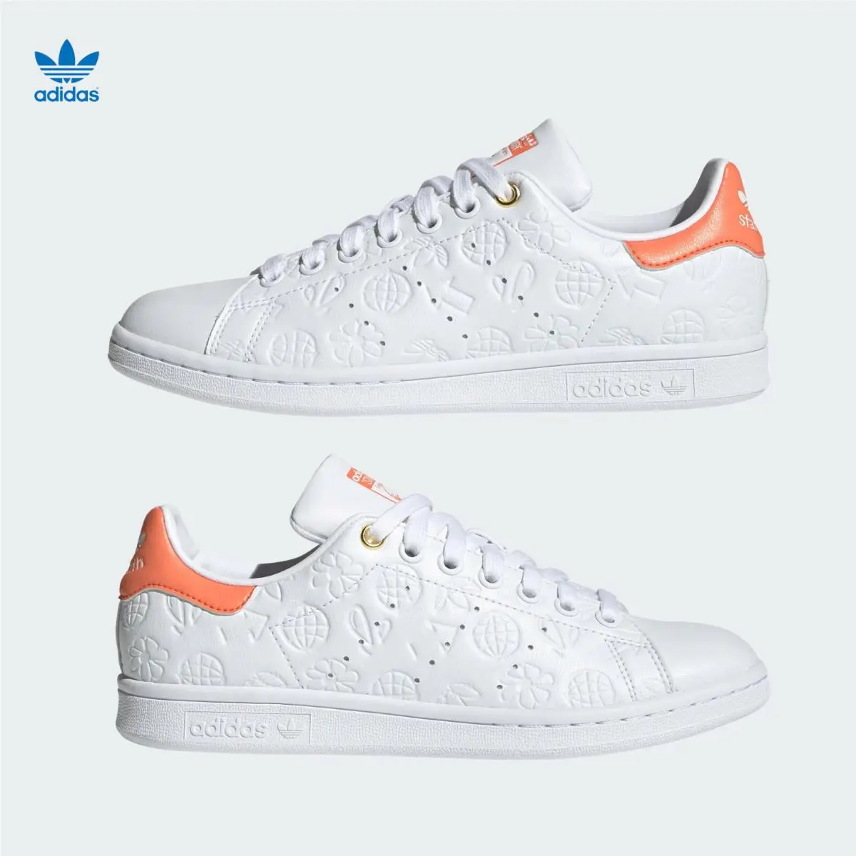 Adidas shoes - adidas Stan Smith Originals - Stan Smith Originals - FX5677 - Cloud White / Semi Coral (UPC: 194813956200) 5