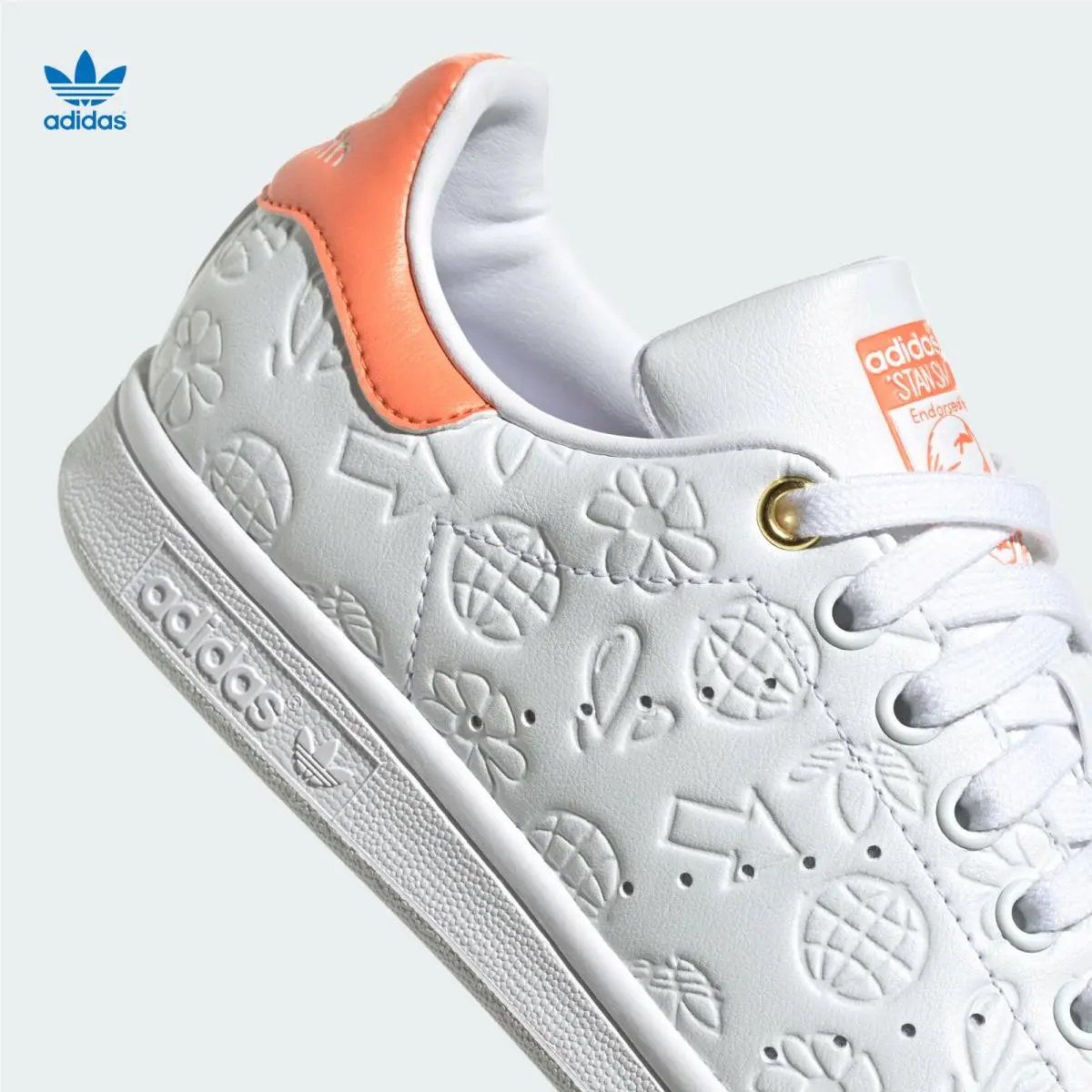 Adidas shoes - adidas Stan Smith Originals - Stan Smith Originals - FX5677 - Cloud White / Semi Coral (UPC: 194813956200) 6
