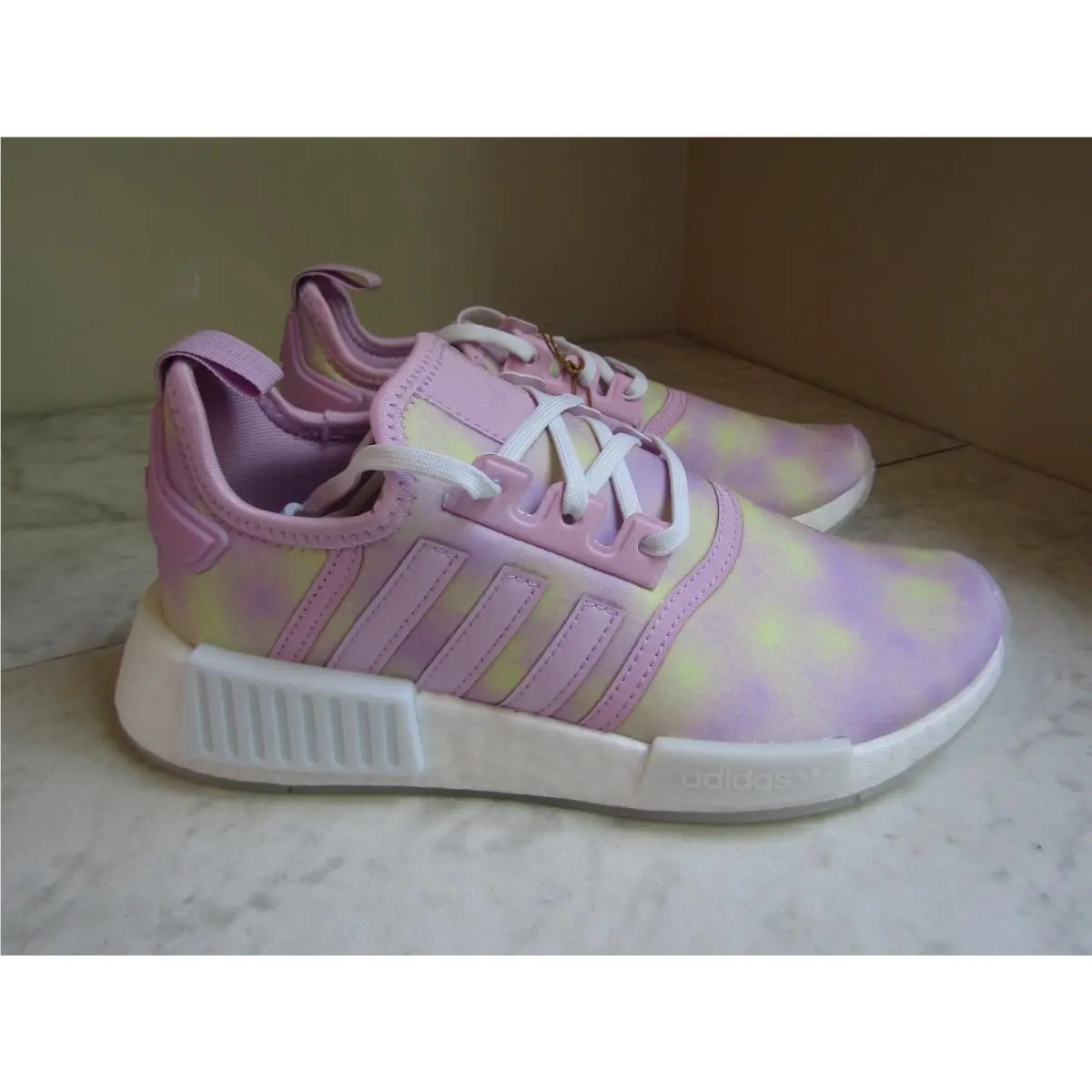 Adidas NMD_R1 J Blilil Originals HQ6184 Running Shoes Womens Sneakers Size 5