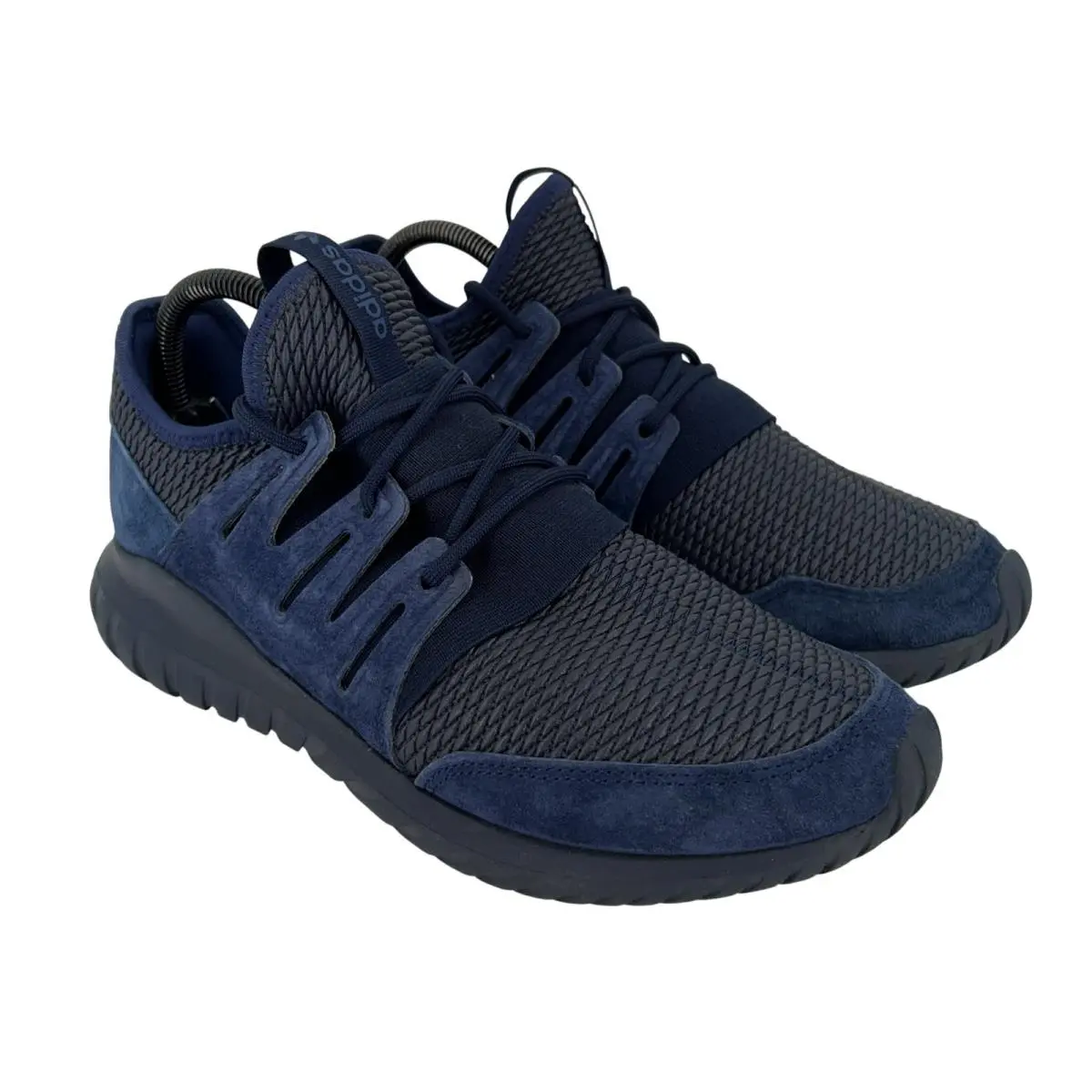 Adidas Tubular Radial Shoes Mens Size 8 Navy Blue S76722 Originals Box