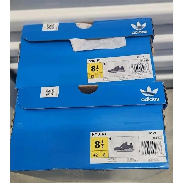 Adidas shoes - adidas NMD R1 - NMD - GX9534 - TRACE GREY/CLOUD WHITE/CORE BLACK (UPC: 195739450797) 9