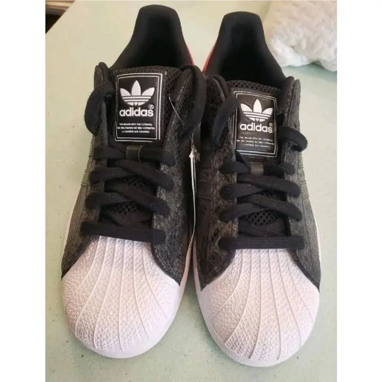 Adidas shoes - adidas Superstar - Superstar - black red 1