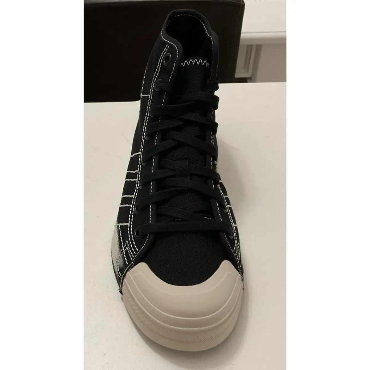 Adidas shoes - adidas Y-3 Nizza - Nizza - JQ2449 - Black, Manufacturer: Black/Black/Talc 5