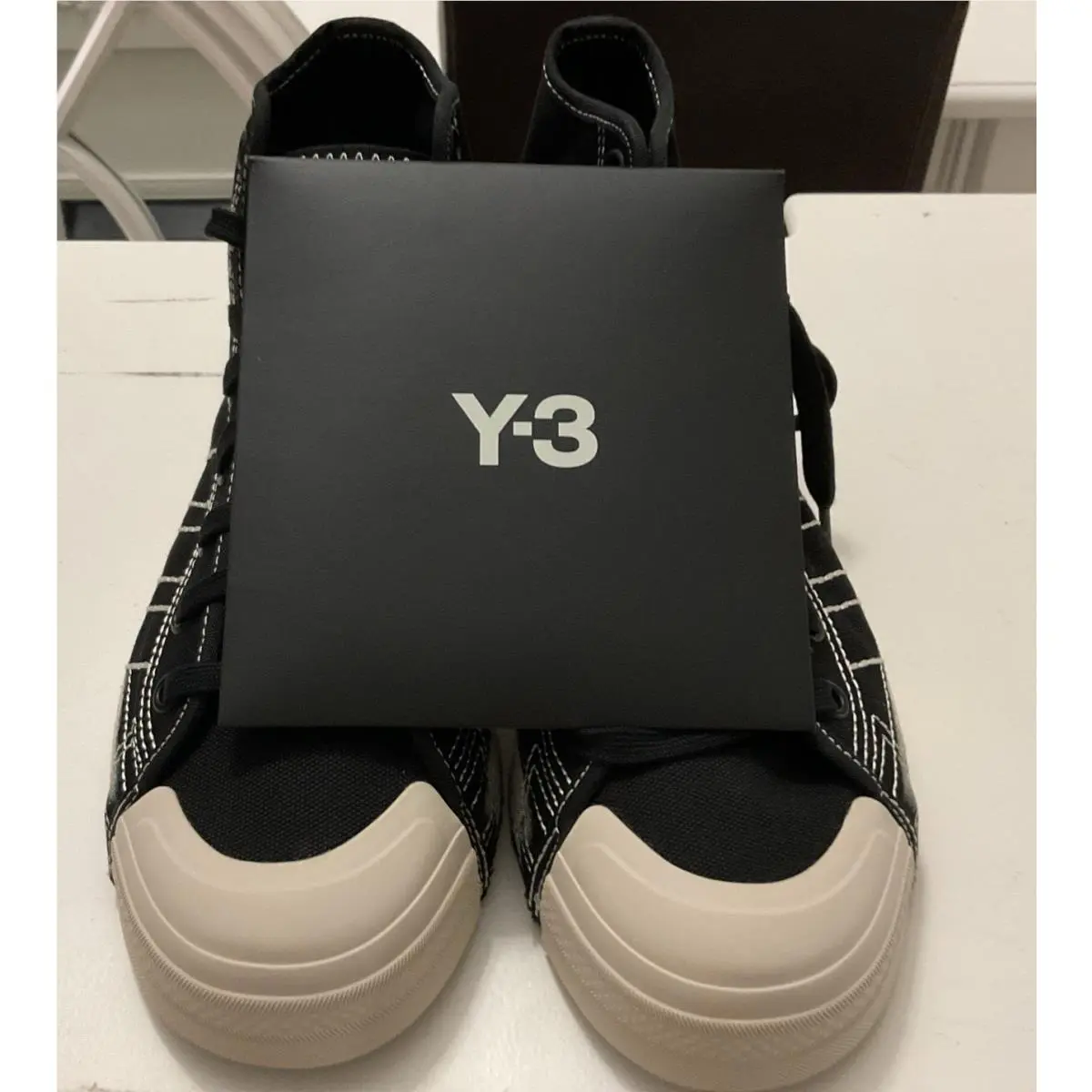 Adidas shoes - adidas Y-3 Nizza - Nizza - JQ2449 - Black, Manufacturer: Black/Black/Talc 11