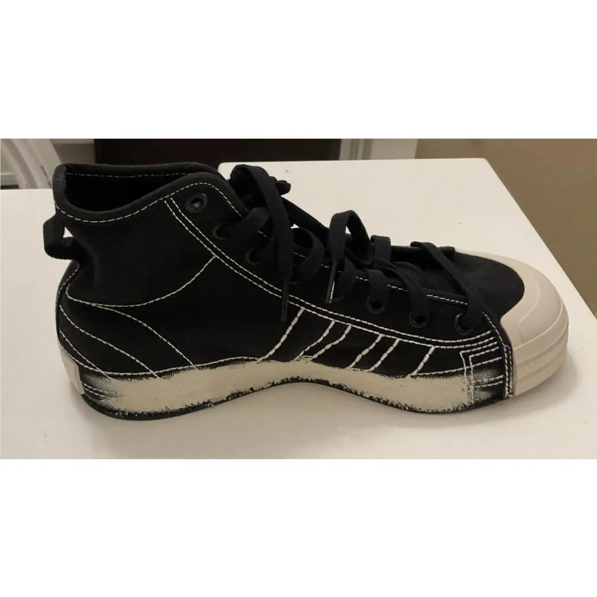 Adidas shoes - adidas Y-3 Nizza - Nizza - JQ2449 - Black, Manufacturer: Black/Black/Talc 2