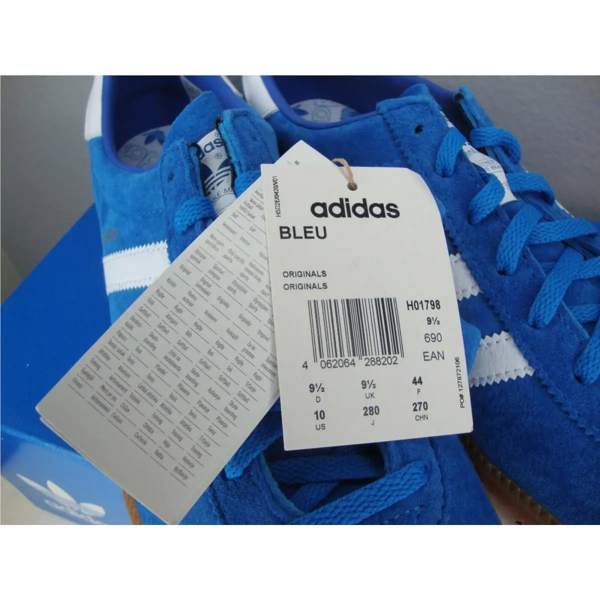 Adidas shoes - adidas Bleu - Bleu - HO1798 - Blue (UPC: 4062064288202) 7