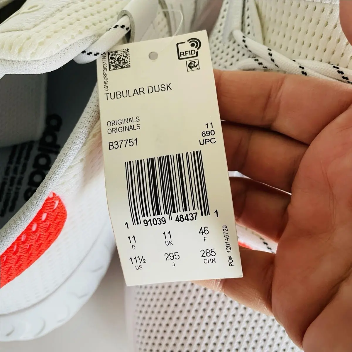 Adidas shoes - adidas Tubular Dusk - Tubular Dusk - B37751 - White 2