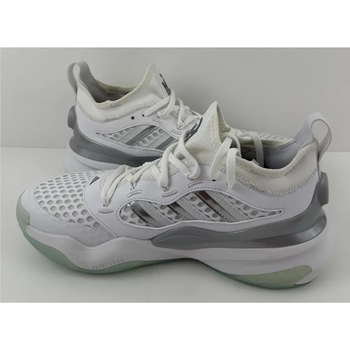 Adidas shoes - Mahomes 2 Impact FLX - Mahomes Impact FLX - JQ0000 - White Gray 3
