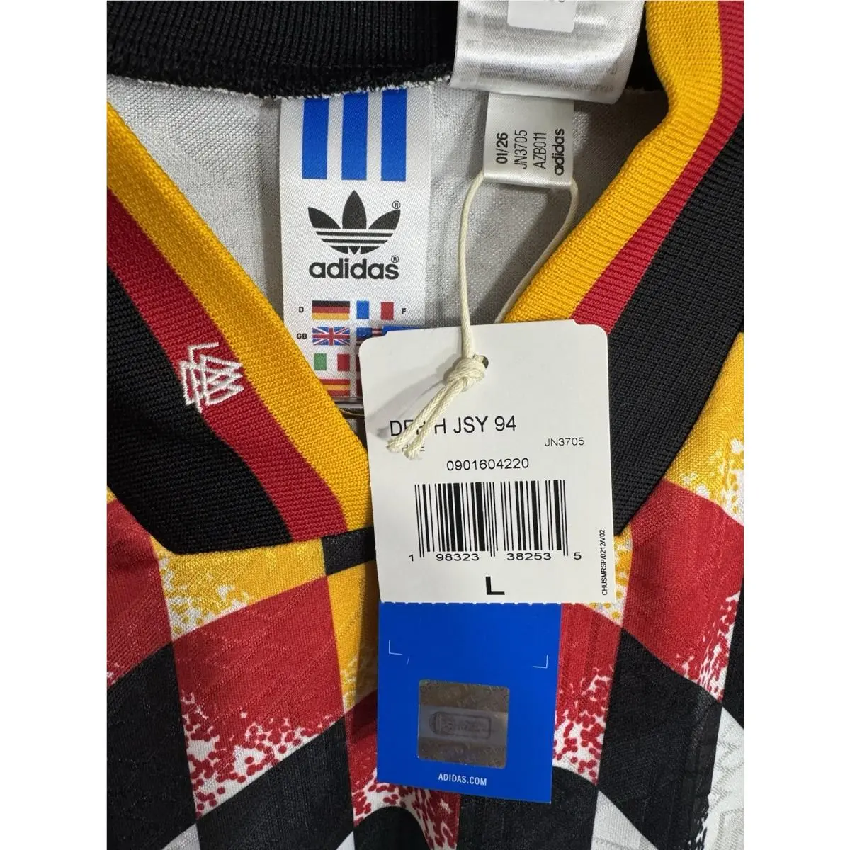 Adidas clothing - White, Black, Red, Yellow 6