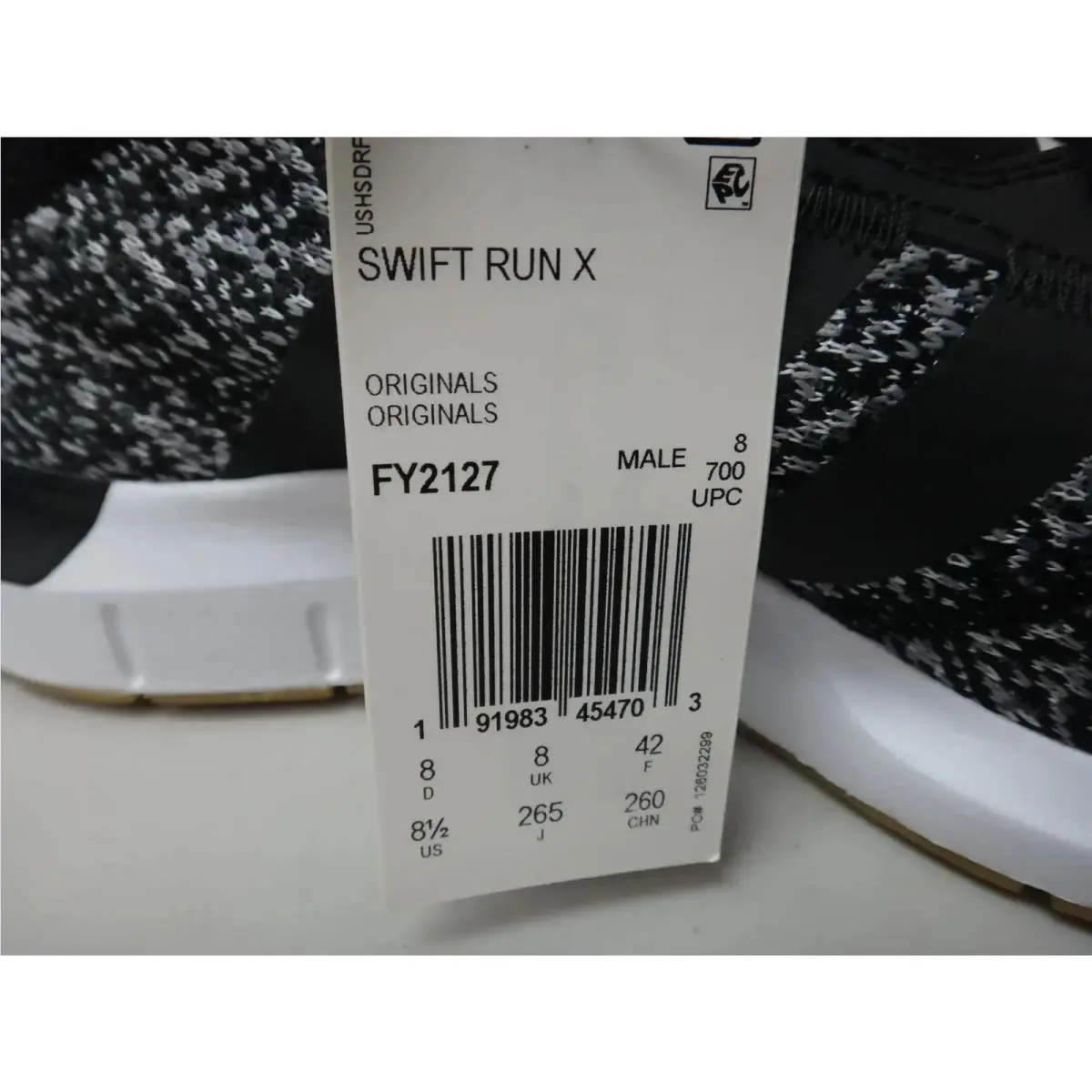 Adidas shoes - Swift Run X - Swift Run - FY2127 - Black 5