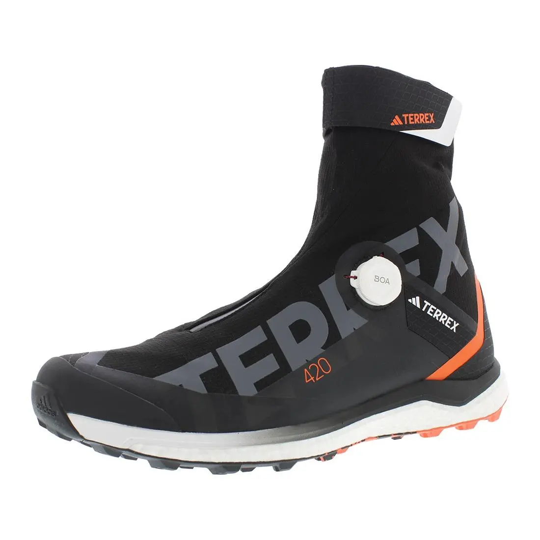 Adidas shoes - Core Black/Footwear White/Semi Impact Orange, Main: Black (UPC: 195745348477) 0