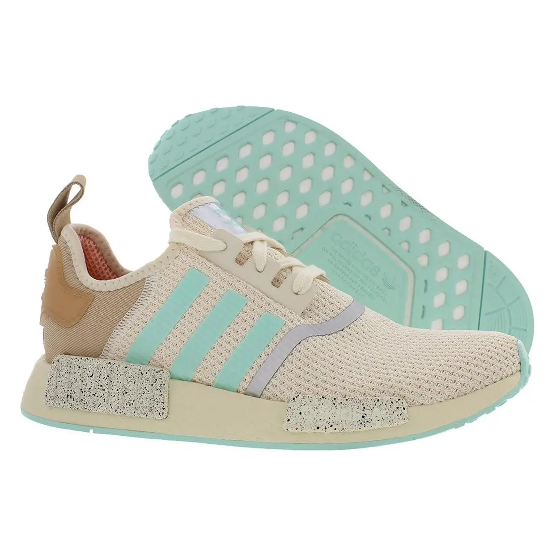 Adidas Nmd R1 Womens Shoes Size 6.5 Color: Beige/brown/green