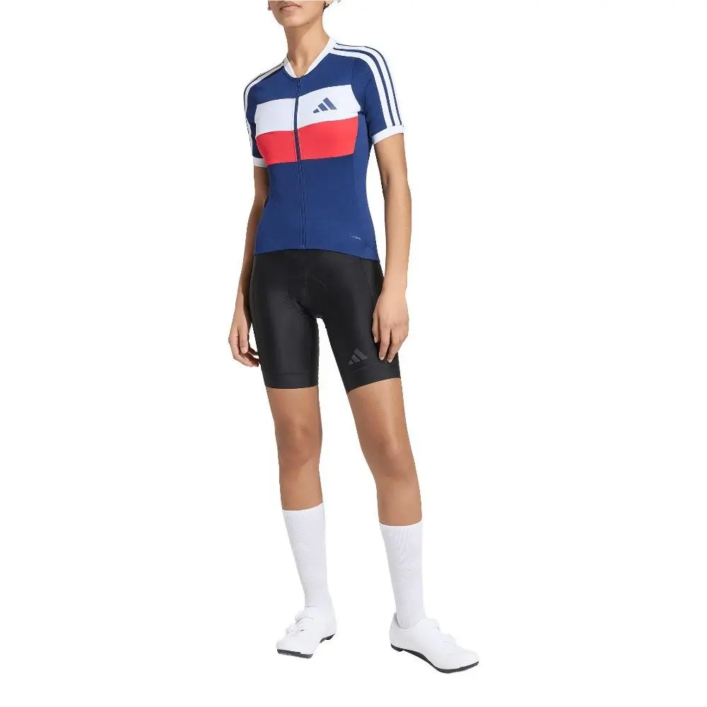 Adidas clothing - adidas Tempo Merino Cycling Jersey - SB1158-JZ6782 - Blue (UPC: 198326711288) 3