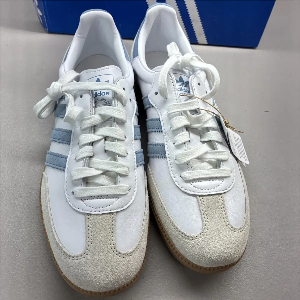 Adidas shoes - adidas Samba - Samba - JS1391 - White Alumina Ash Blue 1