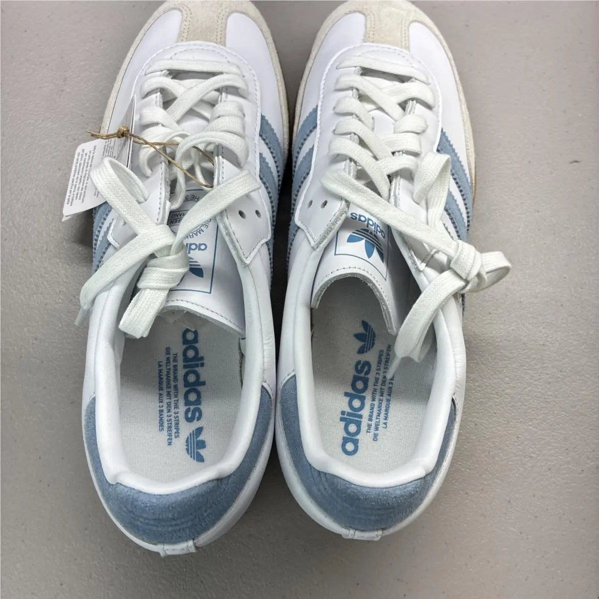 Adidas shoes - adidas Samba - Samba - JS1391 - White Alumina Ash Blue 3