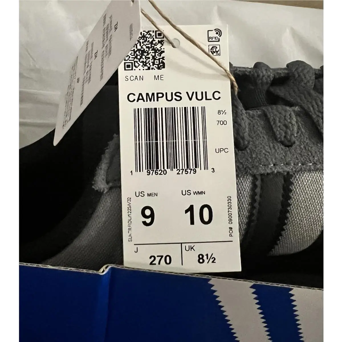 Adidas shoes - adidas Campus Vulc - Campus Vulc - Gray 0