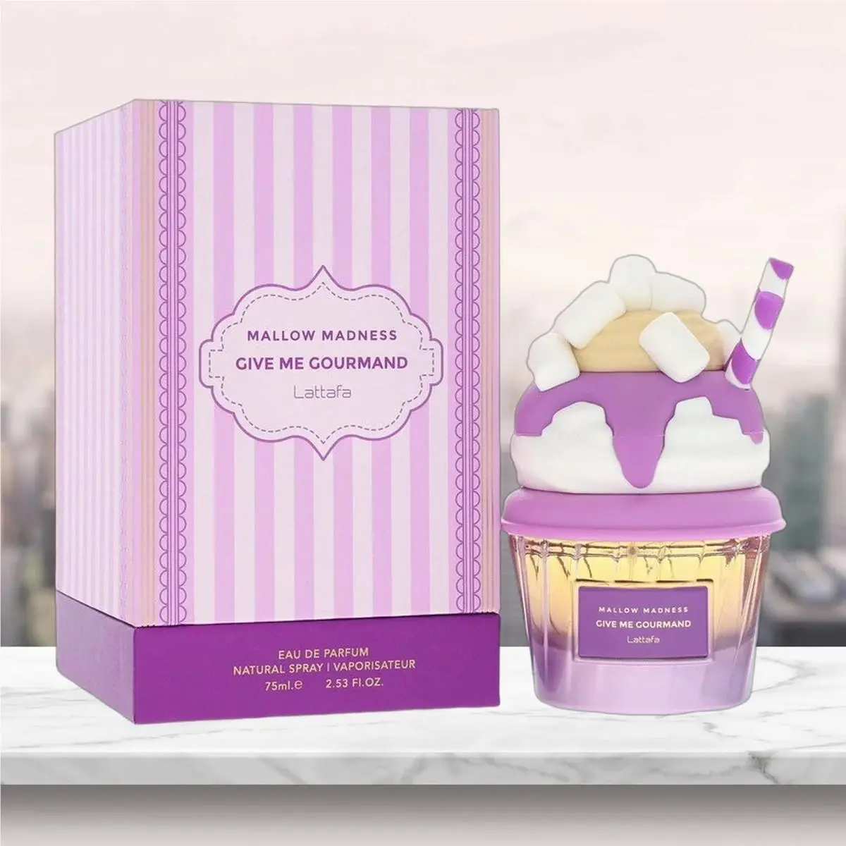 Lattafa Give Me Gourmand Mallow Madness Eau De Parfum Spray Unisex By Lattafa