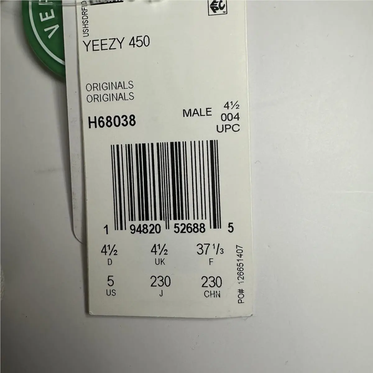 Adidas shoes - adidas Yeezy 450 - Yeezy - White 10