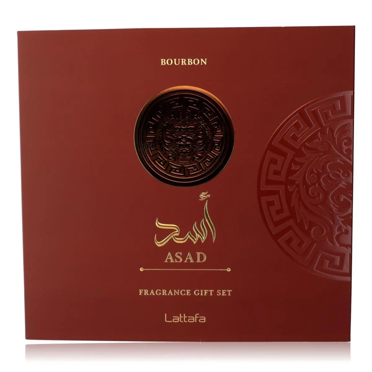 Asad Bourbon by Lattafa 3 Piece Gift Set For Men