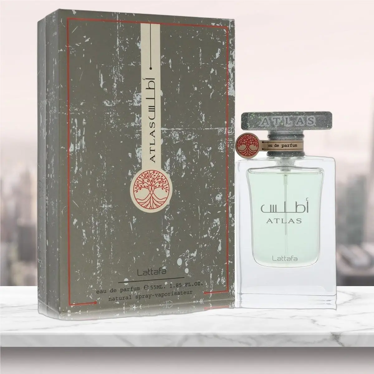 Lattafa Atlas Eau De Parfum Spray Unisex By Lattafa - 1.85 oz