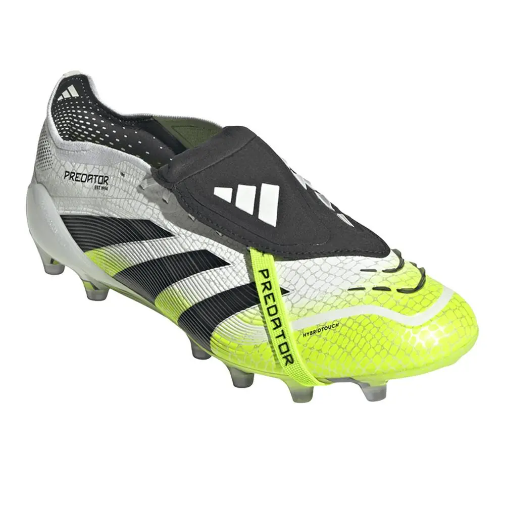 Adidas shoes - adidas Predator Elite FoldOver Tongue Artificial Grass - JS0945 - White, Yellow (UPC: 197620742592) 0
