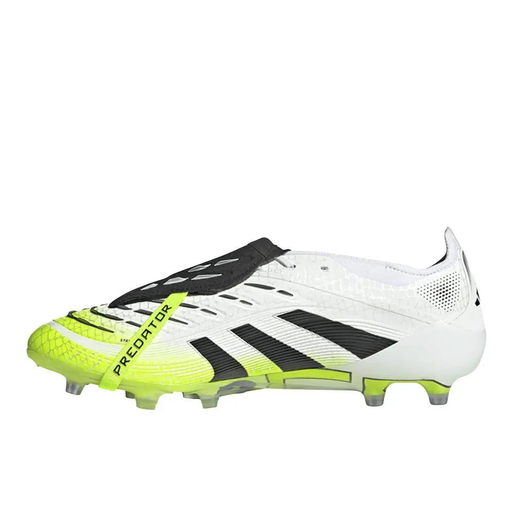 Adidas shoes - adidas Predator Elite FoldOver Tongue Artificial Grass - JS0945 - White, Yellow (UPC: 197620742592) 1